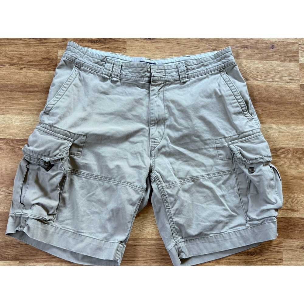 Polo Ralph Lauren Cargo Shorts Men’s 38 Khaki Beige Work Utility Casual